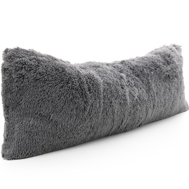 Ultra Cozy 20" x 54" Faux Fur Body Pillow - Rust