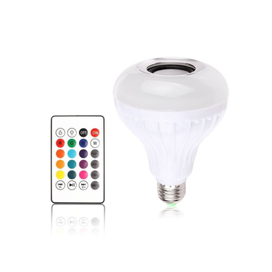 Photos - Light Bulb Private Label Remote Control 12W LED Wi-Fi Bluetooth Speaker  BH