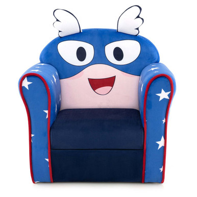 Wooden Frame Upholstered Toddler Chair