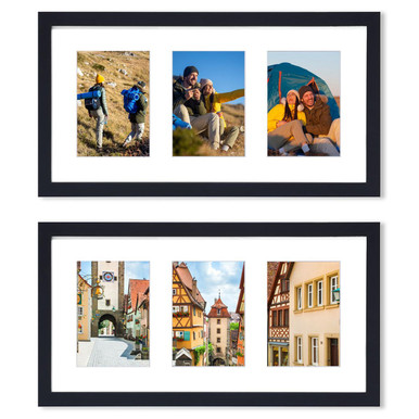 Photos - Photo Frame / Album iMounTEK ® 5 x 7-Inch 3-Opening Picture Frame  HG2PCSCOLLA (2-Pack)