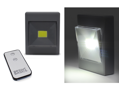 Bright Basics Ultra Bright Wireless Light Switch with Remote Control