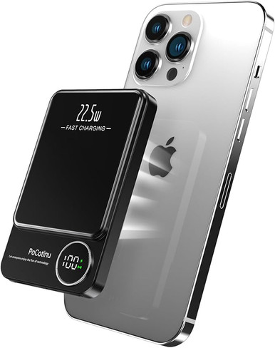 PoCotinu&trade; Magnetic Power Bank 5,000mAh