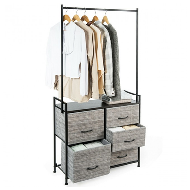 Wooden 5-Drawer Closet Storage Organizer