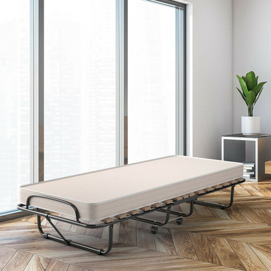 75 x 31.5-Inch Folding Guest Bed with Memory Foam Mattress