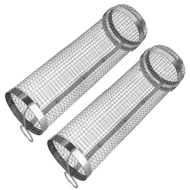 Photos - BBQ Accessory iMounTEK BBQ Rolling Basket by ®  HG2PCSROLLINGGRILLBASKETGPCT4173 (2-Pack)