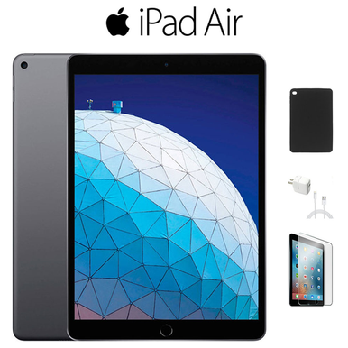 Apple® iPad Air 10.5" 64GB with Case, Charger & Screen Protector