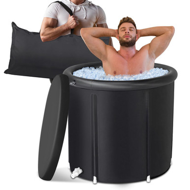 Portable 105-Gallon Ice Cold Plunge Tub for Recovery