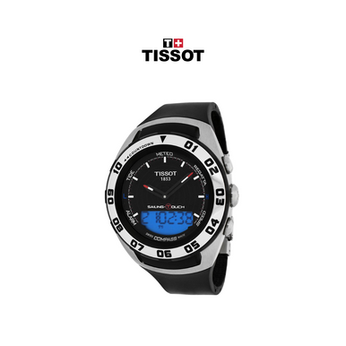 Photos - Wrist Watch TISSOT ® Men's Sailing Black Dial Watch T0564202705101 