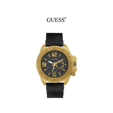 Guess Mens Viper Black Dial Watch W0659G2