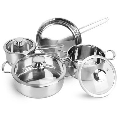 NewHome? Stainless Steel Cookware Set