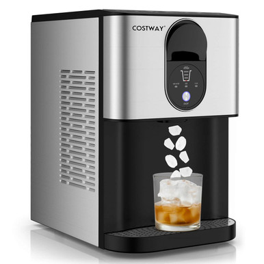 Photos - Freezer Costway Self-Dispensing Countertop Nugget Ice Maker HCST02617 