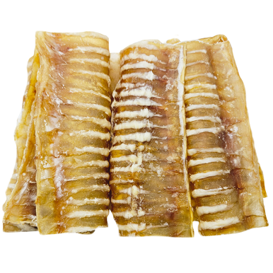 The Treat Shack® 6-Inch Split Beef Trachea Flats Dog Treats