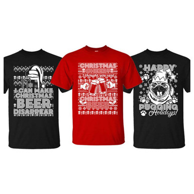 Christmas Sweater Men's T-Shirts II - Beer Disappear / Kelly Green / 2XL