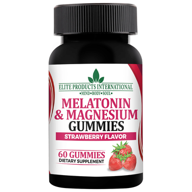 Melatonin  Magnesium Gummies Strawberry Flavor 60 ct