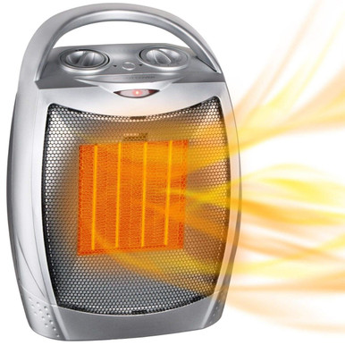 Portable Electric Space Heater with Thermostat
