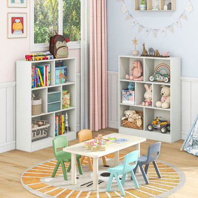 Kids' 41-Inch 7-Cube Freestanding Bookcase