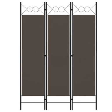 3-Panel Room Divider Anthracite 47.2"x70.9"