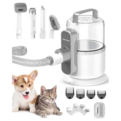 6 in 1 Dog Grooming Kit with 3 Suction Modes