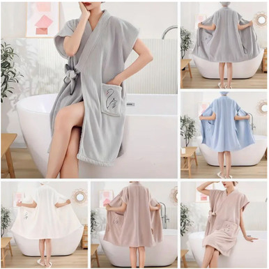 Microfiber Bathrobe Kimono
