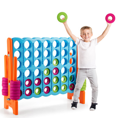 Jumbo 4-to-Score Giant Game Set with 42 Jumbo Rings - Game Set SP37377