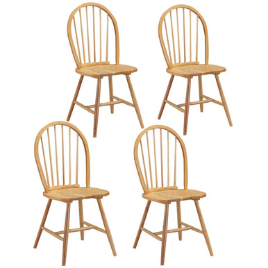 Vintage Windsor Kitchen Dining Side Chair (4-Pack)