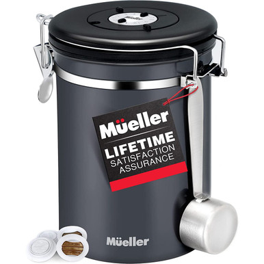 Mueller BaristaPro Coffee Canister - 570-SS