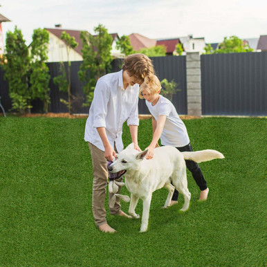 6 x 10-Foot Synthetic Turf Mat with Drainage Holes