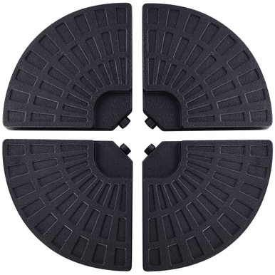4-Plate Offset Umbrella Base Weights