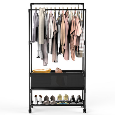 NewHome Clothing Rack with Storage Bag