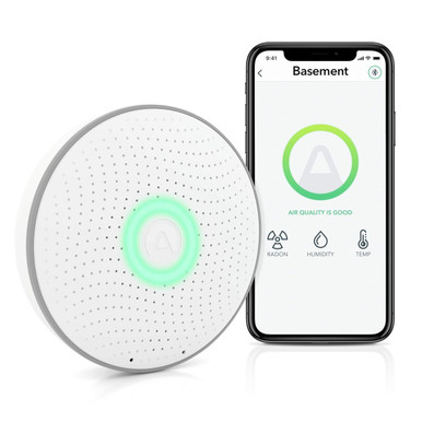 Airthings Smart Radon Detector with Temperature Sensor