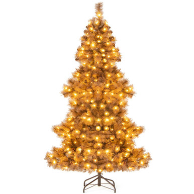 6FT Artificial Christmas Tree with 200 LED Lights