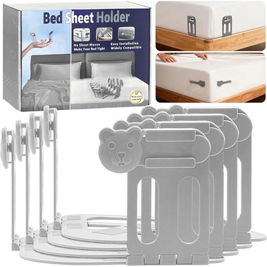 Non-Slip Sheet Corner Holders (4 Pieces)