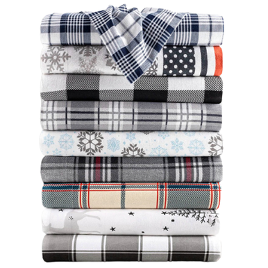 Kathy Ireland 100% Turkish Cotton Flannel Sheet Set