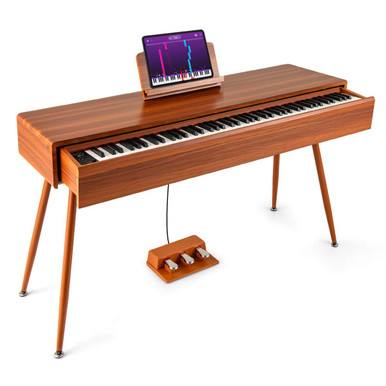 88Key Graded Hammer Weighted Keyboard with PushPull Drawer