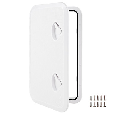 24" x 14" Boat Deck Access Hatch with 180° Lid Hinge