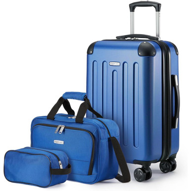 Amazon Basics Carry-On Luggage (3 Piece Set)