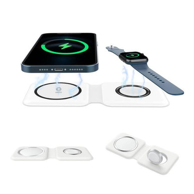 Foldable Magnetic Charger for Apple Watch, iPhone and AirPods - 1PK Foldable Magnetic Charger