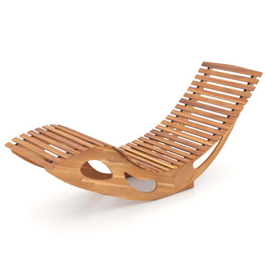 Outdoor Rocking Chaise Lounge