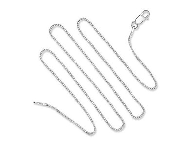 Sterling Silver Box Chain - Choose 16" - 22" Lengths - 18