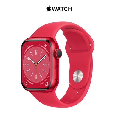 Apple Watch Series 8 (2022), GPS+LTE- 41MM Red Aluminum Case
