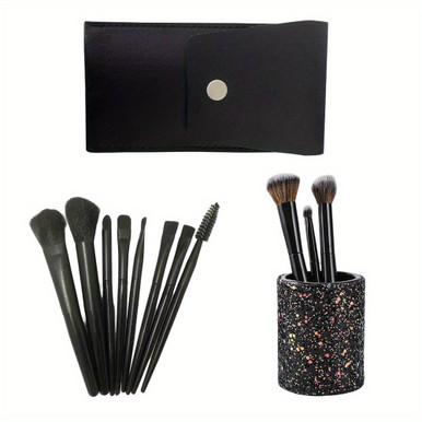Makeup Brush Set with Storage Bag