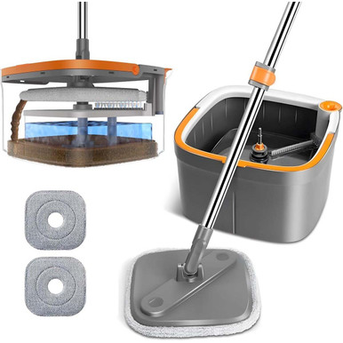 Spin Mop and Bucket System