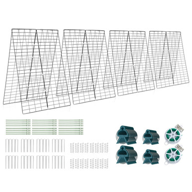 A-Frame Foldable Trellis Plant Support (4-Pack)