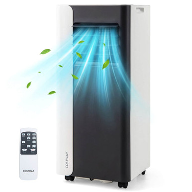3 in 1 Portable Air Conditioner with 4 Modes and Adjustable Blades - 10000 BTU