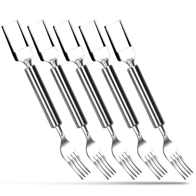 2-in-1 Watermelon Cutter Fork (5-Pack)