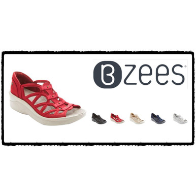 Bzees Sapphire Washable Women's Sandals - Navy