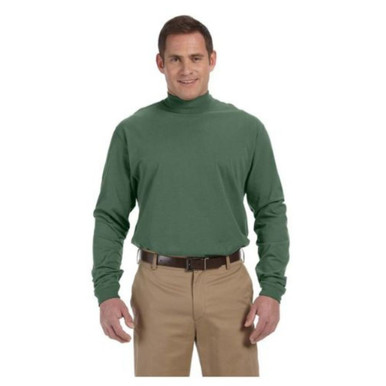 Devon & Jones Sueded Cotton Jersey Mock Turtleneck (X-Small)-image-SKU5976225