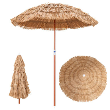 Tropical Thatched Tiki Patio Umbrella