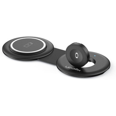 UCOMX Nano Mini Magnetic 2 in 1 Wireless Charger