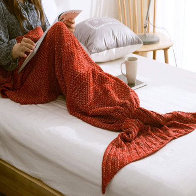 Crochet Mermaid Tail Blanket
